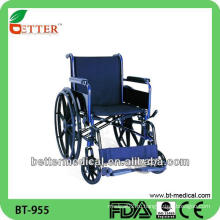 Медицинское использование / больничное использование складная стальная инвалидная коляска